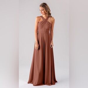 Brand New Kennedy Blue Elegant Bridesmaid Spice Elena Long Dress Women’s Size 8